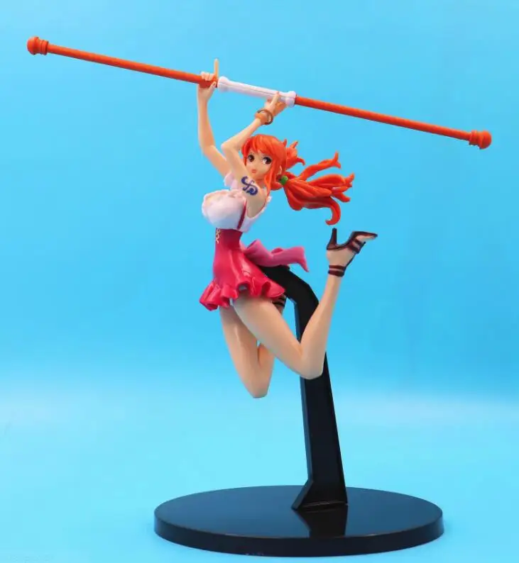 

Anime One Piece Nami BWFC Red Ball Fighting Figure Model Toys