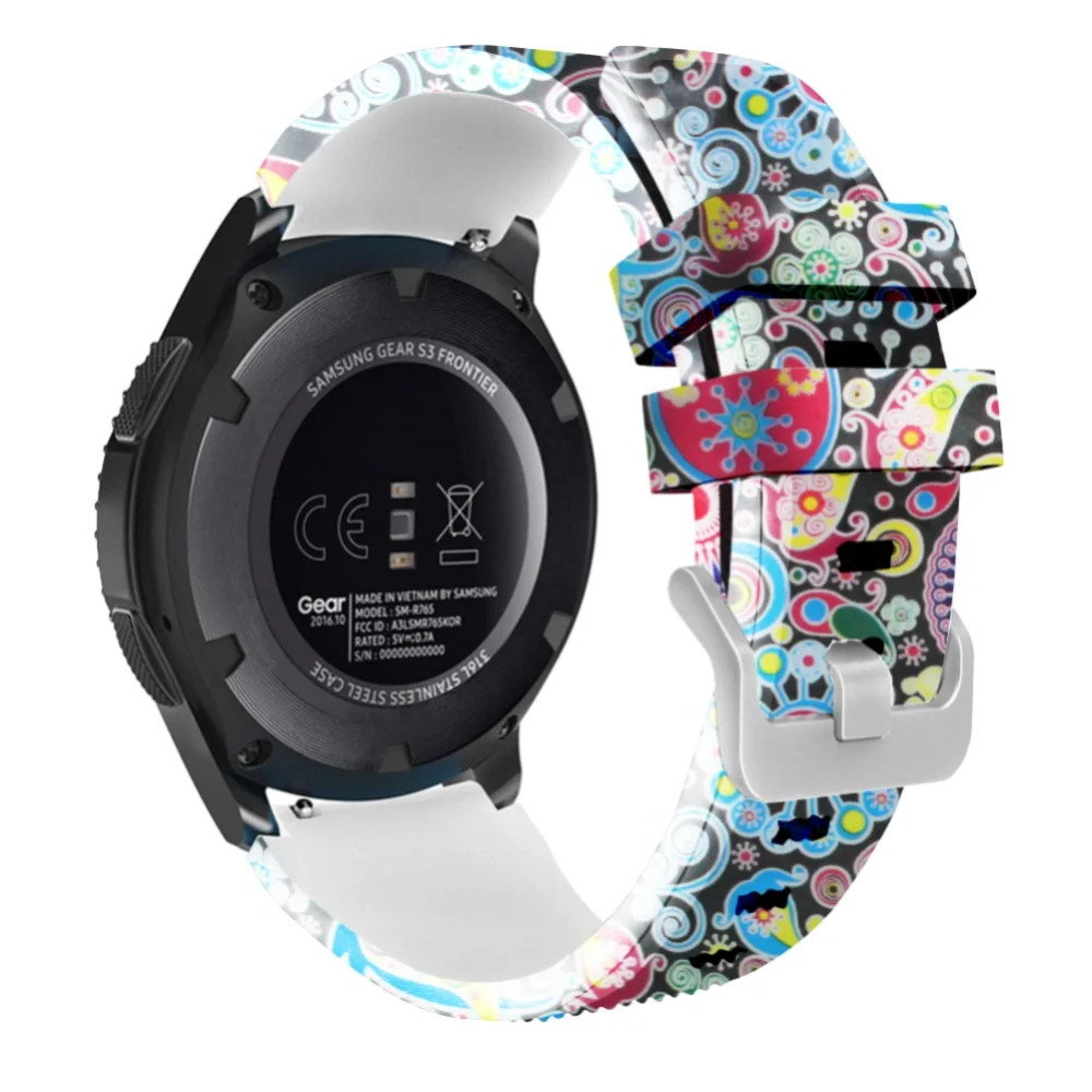 Смарт-часы для Amazfit Stratos/Pace/2 ремешок силиконовый браслет сменный Браслет для Galaxy Watch 46 мм для huawei GT