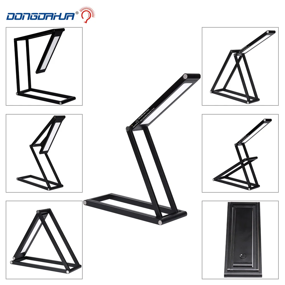 

LED Desk Lamp Dimmable Touch Book Light USB Charging Reading Chargeable 4 shell color for choose ,table lamps led lamp desk