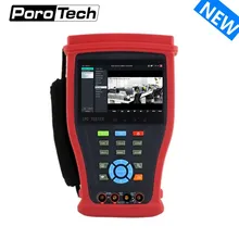 IPC4300 плюс CCTV тестер монитор 8MP TVI CVI 5MP AHD SDI H.265 4K IP камера тестер с HDMI IN, цифровой мультиметр+ кабель tracer