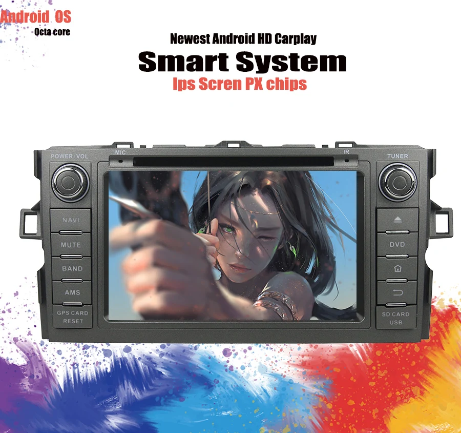 Top DSP IPS 4G 64G 8CORE Android 9.0 Car navigation For Toyota Avensis T25 2009-2015 GPS stereo audio radio With dvd player 2