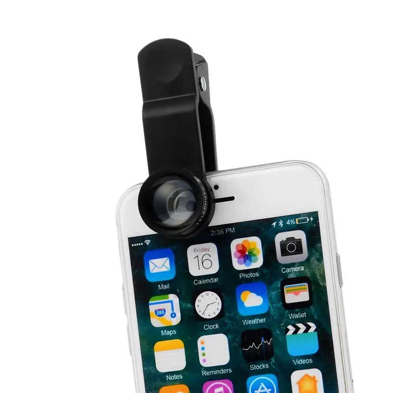 TURATA Универсальный 4 в 1 телефон объектив камеры комплект телефото рыбий глаз Макро широкоугольный объектив для iPhone и Android телефонов