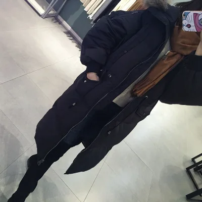 Women Winter Parkas Loose Padded Long Jackets Winter Coat Women Adjustable Waist Outwear Jackets Female 2018 New Clothing CH769 (4)