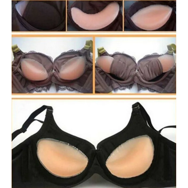 2 шт = 1 пара силиконовых бюстгальтеров гелевые подушечки грудь вкладыш усилитель с эффектом пуш-ап бикини подкладки бюстгальтера для женщин сексуальный невидимый бюстгальтер