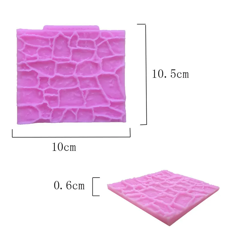 Каменная форма для торта, силиконовая форма для торта, антипригарная форма для выпечки шоколада, печенья, граница, инструменты для украшения тортов из мастики