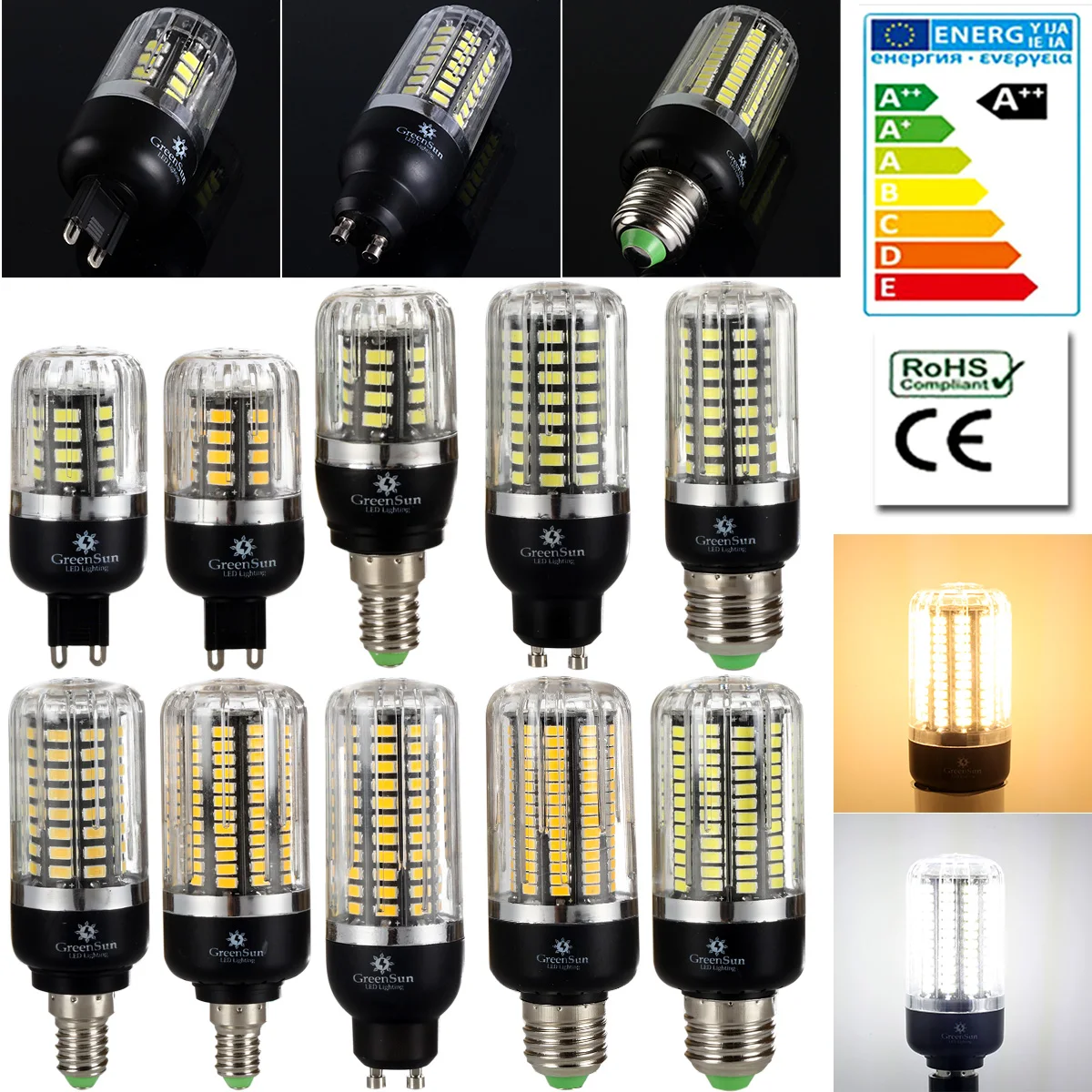 

5736 SMD LED Corn Bulb Light E14 E27 G9 GU10 3W 5W 7W 9W 12W 15W LED Spot Light Lamp 220V Energy Saving