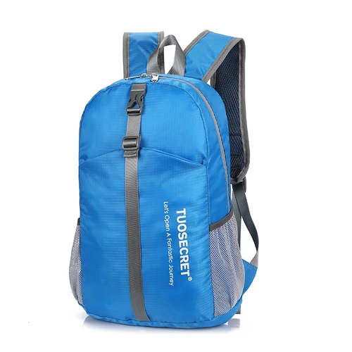 Велосипедный рюкзак, нейлоновая спортивная сумка, складная, сверхлегкая, водонепроницаемая, для мужчин, женщин, детей, для походов, путешествий, кемпинга, велоспорта, сумки для велосипеда - Цвет: Model 1 Blue