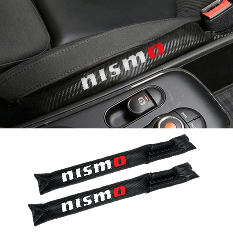 

1PCS Carbon Fiber Leakproof Protective Seat Gap Car Cover Pad for Nissan Nismo X-trail Almera Qashqai Tiida Teana Skyline Juke