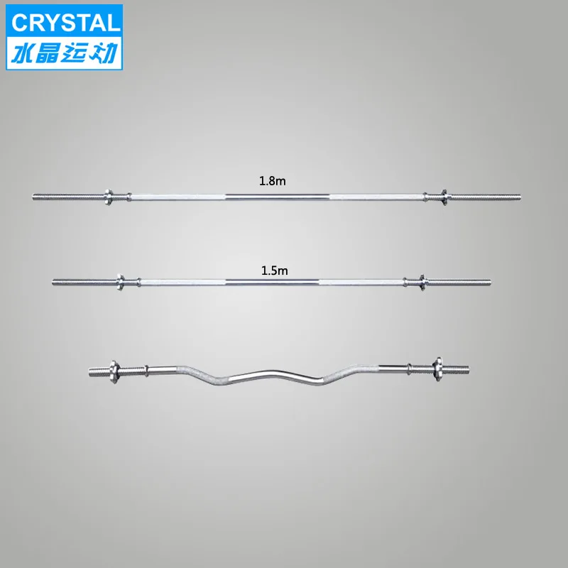 Штанга для гантелей 1,2 м 1,5 м 1,8 м, штанга для штанги 2,2 м изогнутая штанга для гибки штанги оборудование для бодибилдинга