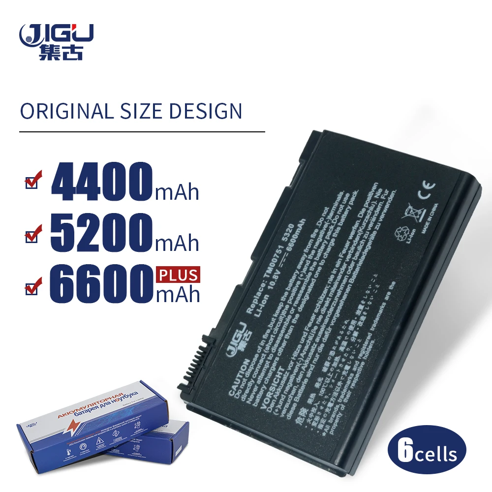JIGU GRAPE32 Laptop Battery For ACER Extensa 5220 TravelMate 5520-in Laptop Batteries from