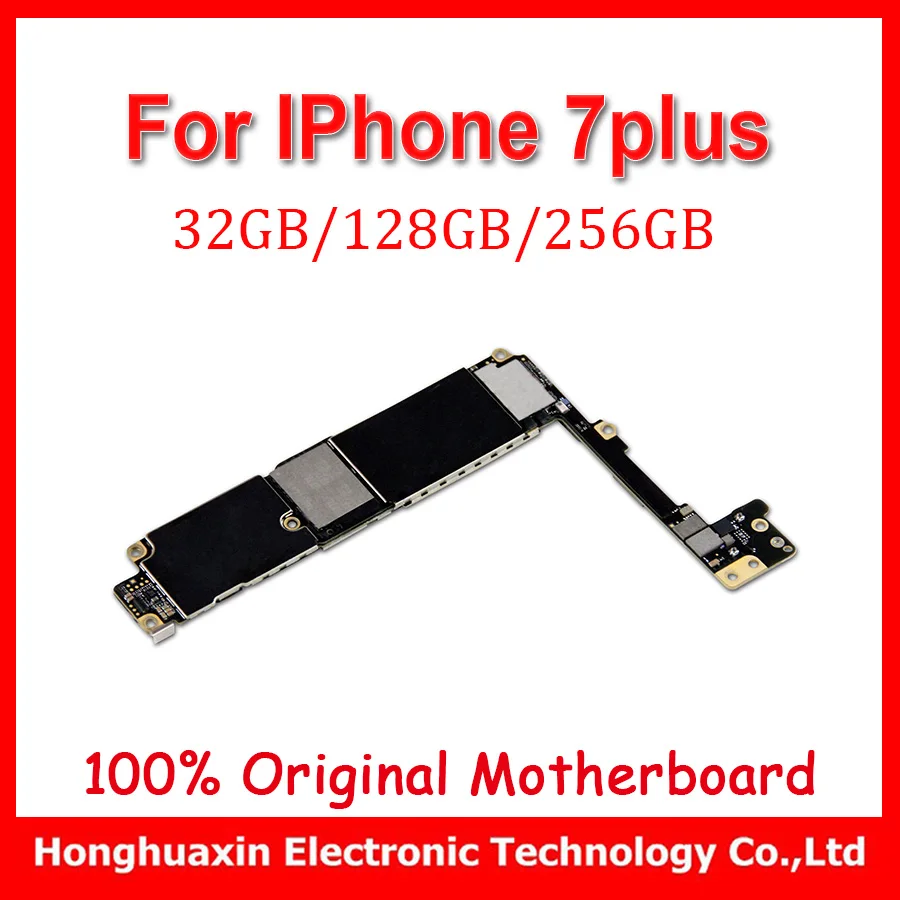 

100% Original unlocked motherboard for iphone 7 plus 5.5inch without Touch ID NO Fingerprint unlock function circuit boards