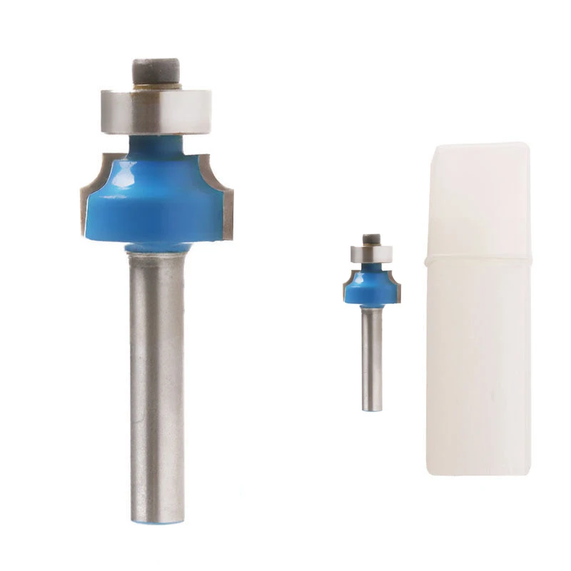 

1pc 1/4" Shank 1/4" Radius Blue Round Over Router Bit For Woodworking Cutter Tool