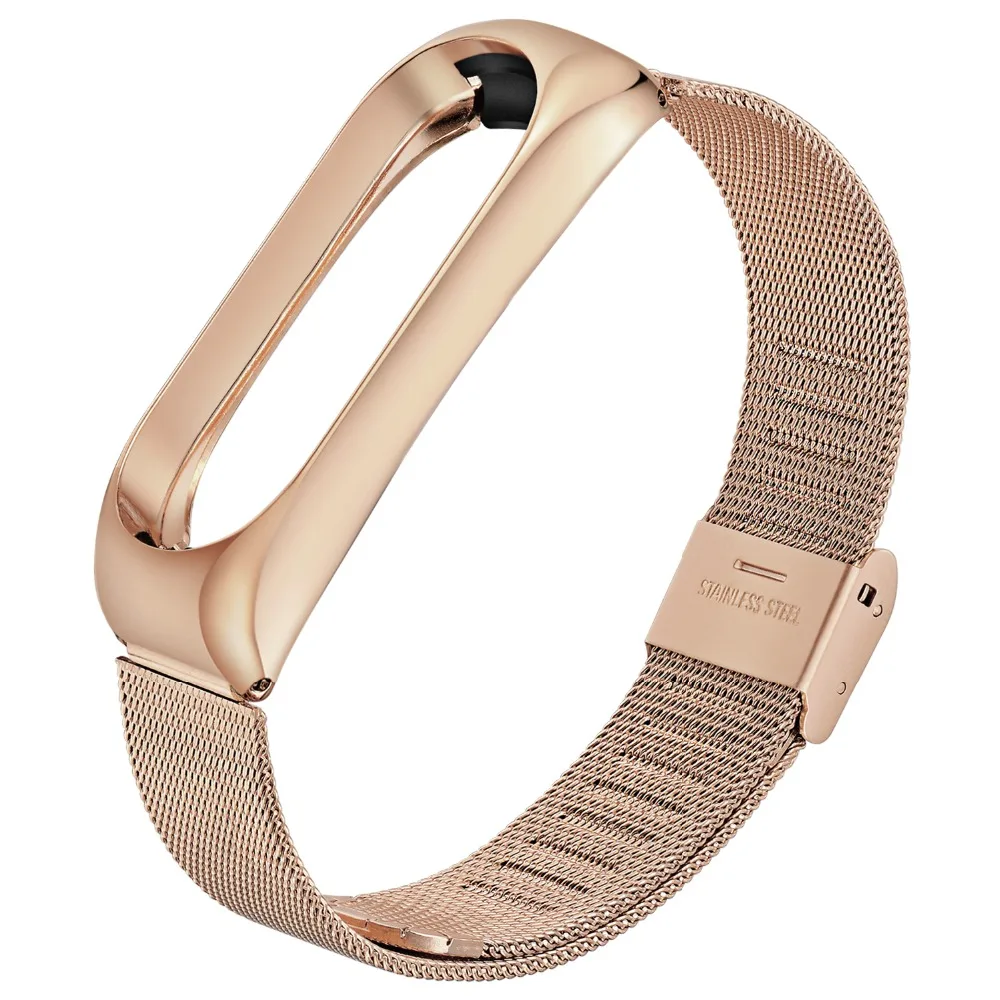 Ремешок для смарт-часов Xiaomi Band 3 металлический браслет из нержавеющей стали без
