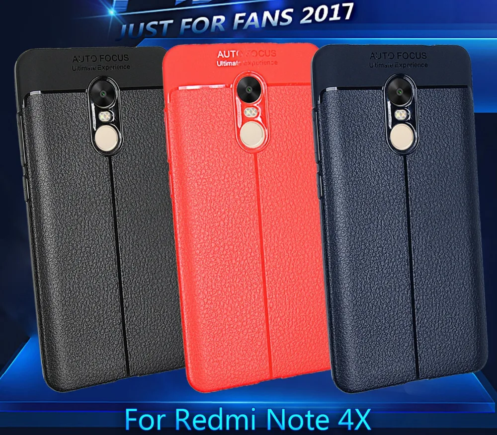 Чехол для Xiaomi Redmi Note 4X чехол 32 ГБ нескользящий Мягкая силиконовая задняя накладка
