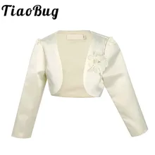 Новое поступление; болеро с цветочным узором для девочек; сезон осень-лето; мягкое модное Болеро для девочек; одинаковые вечерние платья; детское торжественное пальто; накидка