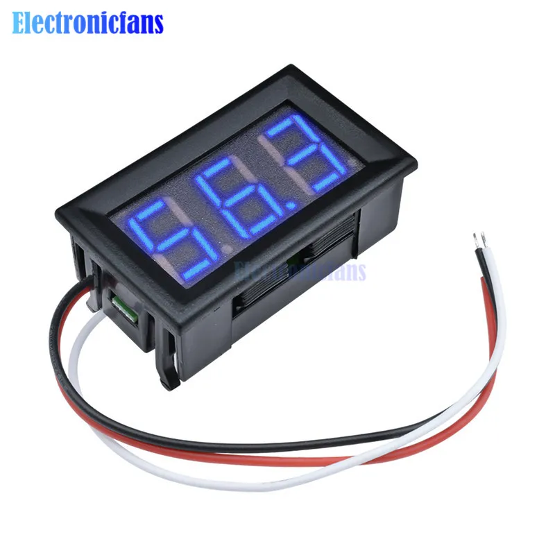 

NEW Blue LED Panel Meter Mini Digital Voltmeter DC 0V To 99.9V