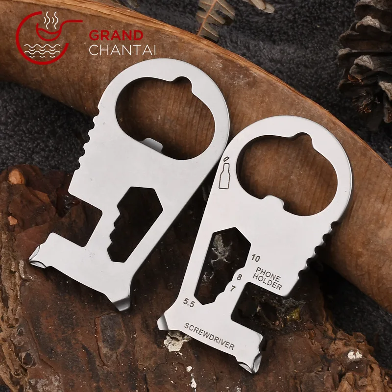 

EDC Multifunctional Keychain Camping Car Accessories Multitool For a Bicycle Keychain Picnic Outdoor Pocket Tools Gear