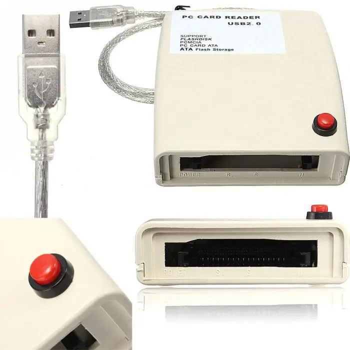 Etmakit USB 2,0 до 68 Pin ATA PCMCIA флэш-диск устройство для чтения карт памяти адаптер конвертер NK-Shopping