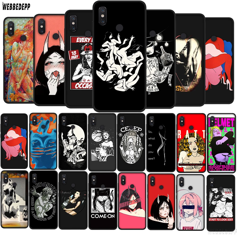 Sexy Cartoon Autre TPU Phone Silicone Cover for Xiaomi Redmi 7A 8A K20 Note 8 Mi 9T A3 Pro Soft Case | Мобильные телефоны и