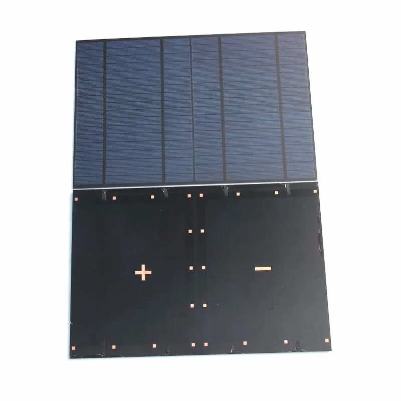 BUHESHUI PET 10 Вт 18 в солнечная панель поликристаллического кремния класс солнечных батарей для 12 в зарядное устройство 318x215x3 мм