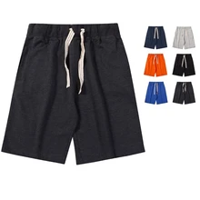 Men's summer cotton casual pants 5 points pants fashion trend wild 6 color beach pants loose comfortable mid-rise sports shorts men s mid rise micro elastic boho active loose patchwork print shorts pants