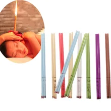 100 шт Velas Ear Candle Hopi Ear Очиститель воска для удаления ушных свечей уход за здоровым Полым конусом Индийский ароматерапия Candl