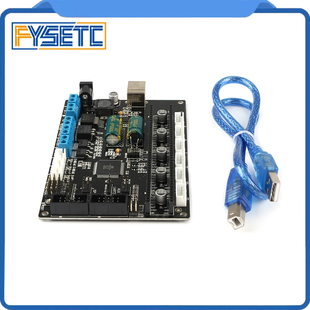 Материнская плата TriGorilla для 3D принтера совместимая с Mega2560 и RAMPS1.4 интегрированная
