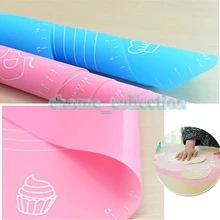 Большой Размеры 63.5*44.5 см мягкие силиконовые рольганга Коврики Кондитерские Панели помадка торт тесто Простыни выпечка коврики