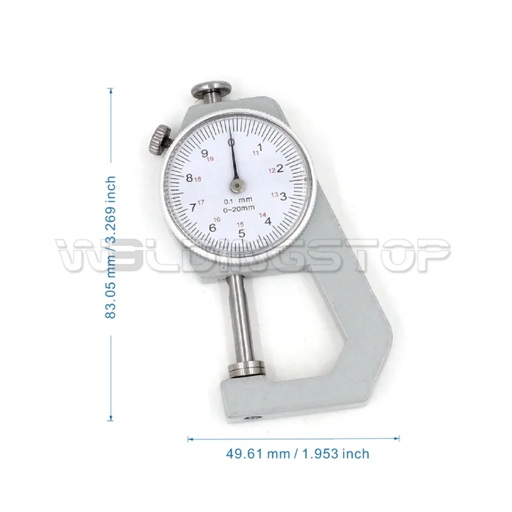 INSPECTION DIAL THICKNESS GAUGE GAGES / 0.1mm X 20mm / Flat measure