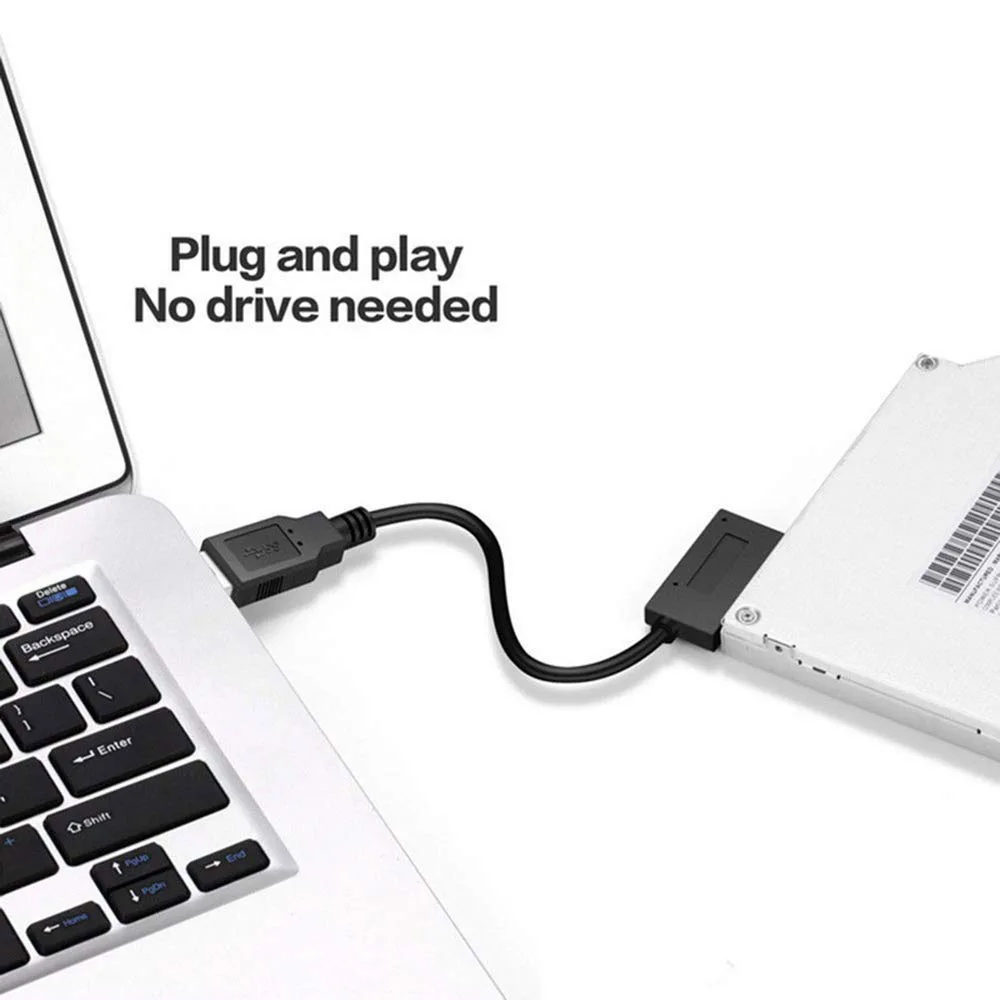 USB кабель для ноутбука 6P + 7P SATA 2 0|Боксы дисководов| |