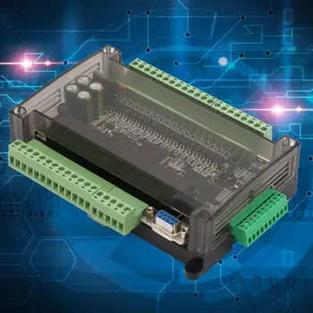 

PLC Industrial Control Board FX3U-30MR PLC Industrial Control Board 6AD 2DA with RTC RS485 RTU Communication Shell