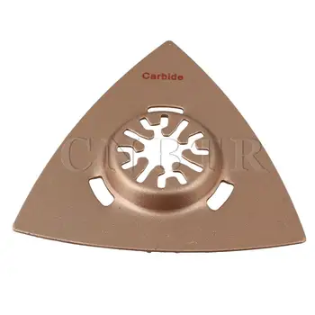

80mm Length Gold Carbide Alloy Universal Carbide Rasp Oscillating MultiTool Blades for Grinding Stone