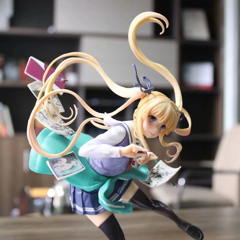 Аниме Saenai Heroine no Sodatekata Eriri Спенсер Sawamura с книгой сексуальная девушка ПВХ экшн