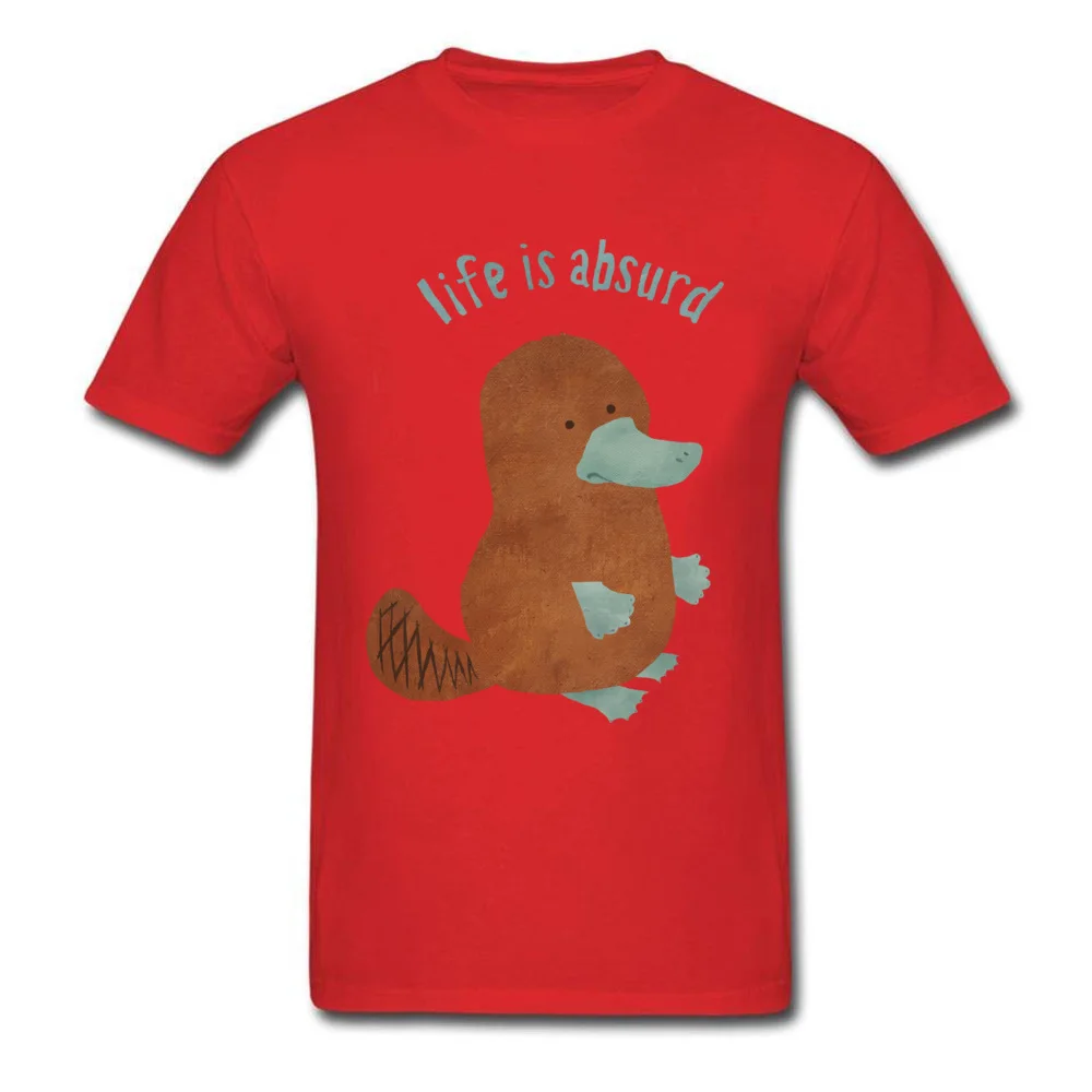  Mens Tshirts Platypi Dont Lie Gift Tops T Shirt Cotton Crewneck Short Sleeve Print T Shirt Summer Wholesale Platypi Dont Lie red
