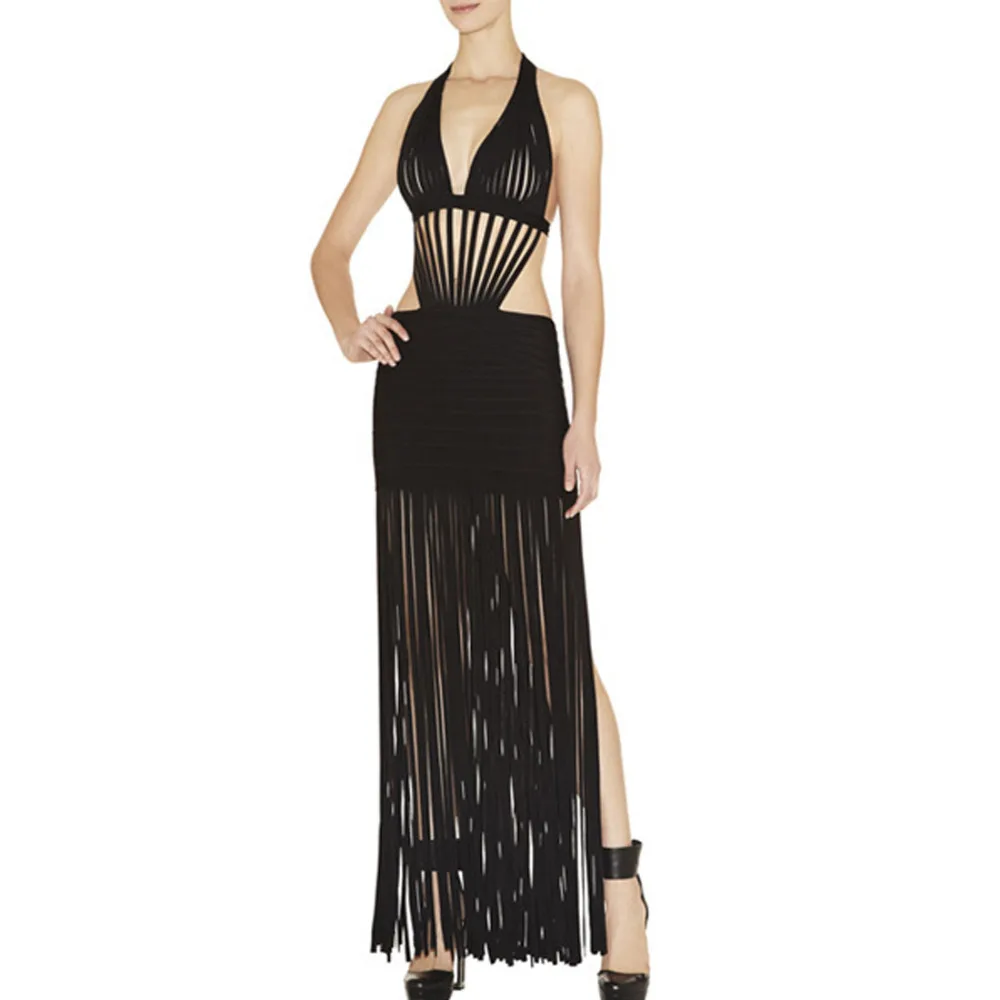 Women s Long Bandage font b Dress b font Bodycon font b Dress b font Floor