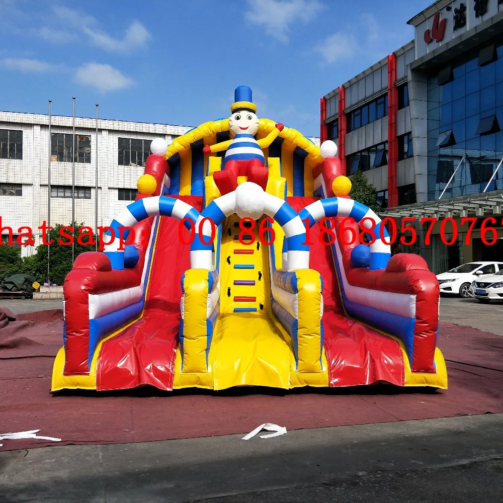 (Китай Гуанчжоу) фабрики надувные слайд/замок/батут/бассейн слайд/клоун слайд YLY-043
