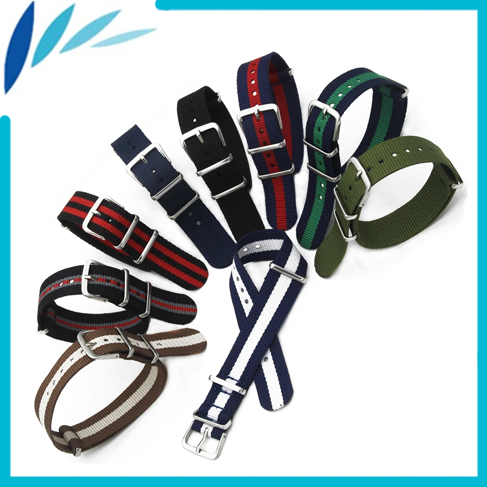 Nylon Watch Band 20mm For Luminox Watchband Stainless Steel Pin Buckle