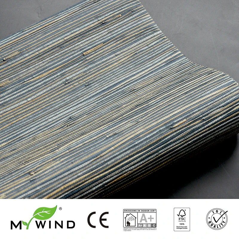 2019 MY WIND Grasscloth настенная бумага s Роскошный натуральный материал Innocuity 3D Бумага плетение дизайн обои в отделка в рулоне wandbekleding