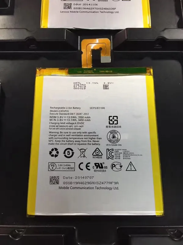 MLLSE новый высококачественный L13D1P31 Аккумулятор для lenovo Pad S5000 S5000-H аккумулятор
