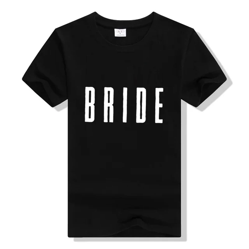 Bride Squad Coupled Lovers T-Shirt Honeymoon Bacheloretter Party Tee Bridesmiad Shirt Causal Weeding Gift Tops Feminise t shirt Bride Squad Coupled Lovers T-Shirt Honeymoon Bacheloretter Party Tee Bridesmiad Shirt Causal Weeding Gift Tops Feminise t shirt