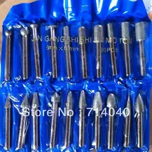 20 шт. роторный инструмент, набор аксессуаров для шлифовального станка диаметром 6 мм, заводская цена