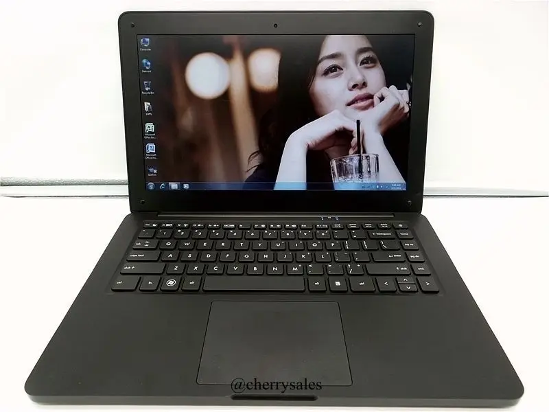  13.3 inch windows7/8/10 laptop Computer PC In-tel Celeron J1900 2.0GHZ Quad Core 4GB DDR3 500GB + 64G SSD  3G WIFI HDMI WEBCAM 