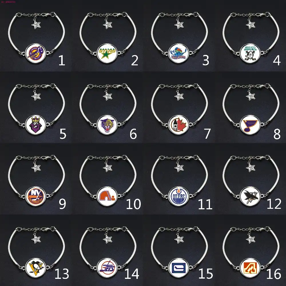 53 # Мода Арканзас Калгари пламя команда браслет ручной работы сплава Bracele
