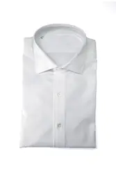 Высокое качество Новое поступление 100% хлопок класса белый с распространение воротник и запонка slim fit camisa социальной