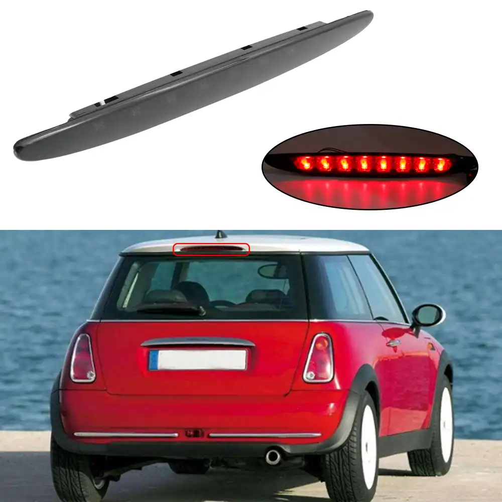 For Mini Cooper R50 R53 LED Rear Strip High Mount Tail Third 3RD Stop Brake Red Led Color