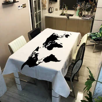 

Map Series Tablecloths Decorative Tablecloths Wedding Tablecloth The Family Dinner Table Tablecloths Custom Sizes