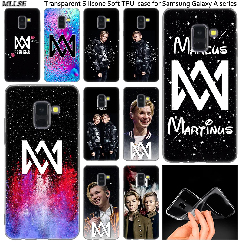 

Hot Marcus & Martinus Silicone Case For Samsung Galaxy A50 A30 A10 A40 A6 A8 Plus A9 Star A5 A7 2018 2017 2016 Note 9 8 Fashion