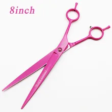 8 Pulgadas Tijeras de Peluquería tijeras de Corte de Pelo Tijeras de Peluquería Profesionales Tijeras para mascotas Humanos y Perros y Gatos Rosa estilo
