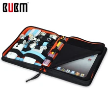 BUBM de Transport Tablet Cas USB Flash Drive Câble Organisateur Sac Pour iPad mini ou ipad 2/3/4 Air Air2 d’affaires style