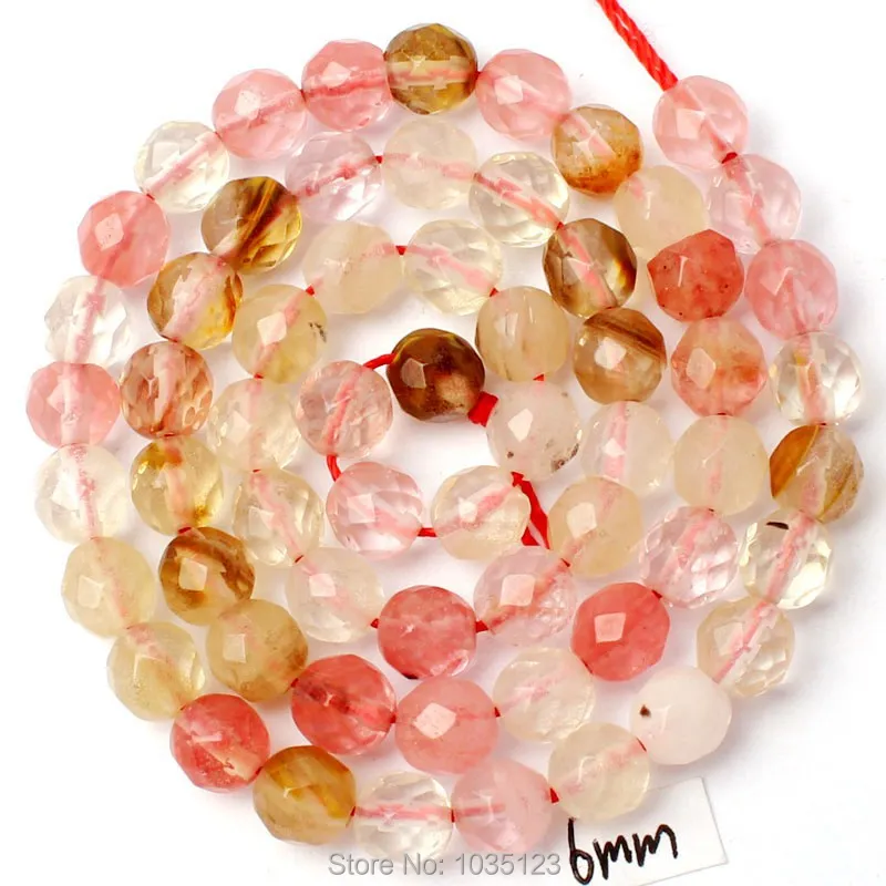 

Free Shipping 6mm Mixed Color Watermelon Crystal Faceted Round Shape Loose Beads Strand 15" DIY Creative Jewellery Making w3077